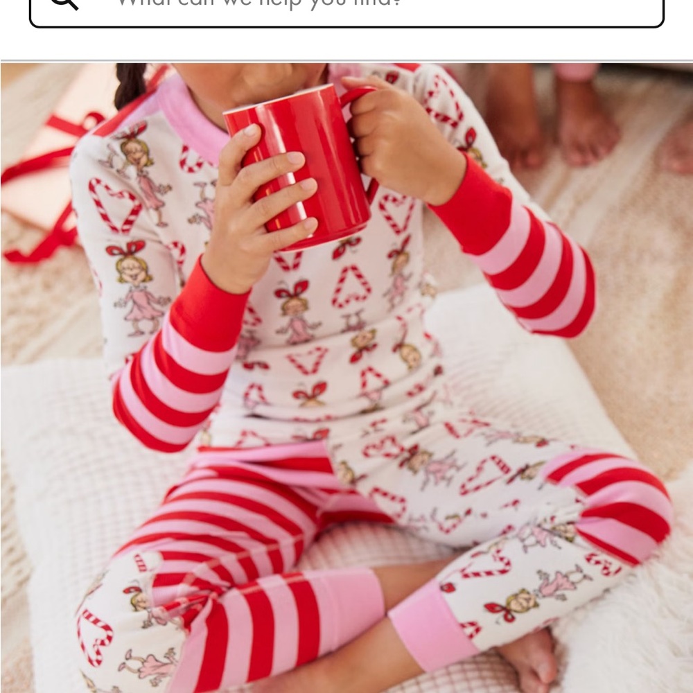 Hanna Andersson Dr. Seuss Cindy-Lou Who Long John Pajama